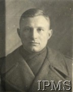 15.09.1941-19.01.1942, Tatiszczewo, ZSRR.
Porucznik Franciszek Sienkiewicz - dowódca 1 kompanii ciężkich karabinów maszynowych 15 Pułku Piechoty 