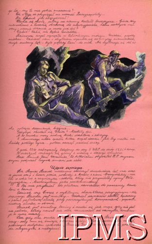Marzec 1944, Monte Crocce, Włochy.
Kronika 15 Wileńskiego Batalionu Strzelców 