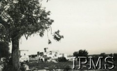 1944, Taranto, Włochy.
Kwatera pułkownika Nikodema Sulika - dowódcy 5 Kresowej Dywizji Piechoty.
Fot. NN, Kronika 15 Wileńskiego Batalionu Strzelców 