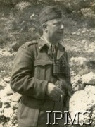 Maj 1944, Viticuso, Włochy.
Podpułkownik dyplomowany Feliks Machowski - od 18 maja dowódca 5 Wileńskiej Brygady Piechoty.
Fot. NN, Kronika 15 Wileńskiego Batalionu Strzelców 