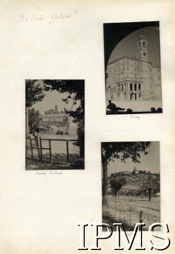 Sierpień 1944, Włochy.
Kronika 15 Wileńskiego Batalionu Strzelców 