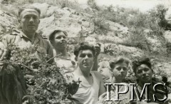 15.05.1944, Cassino, Włochy.
Żołnierze 15 Wileńskiego Batalionu Strzelców 