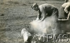 1944, Włochy.
Obóz 15 Wileńskiego Batalionu Strzelców 