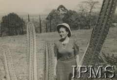 1942-1946, Ifunda, Tanganika. 
Osiedle dla polskich uchodźców w Afryce Wschodniej. Maria Czałowska - sekretarz Brytyjskiego Komendanta Osiedla (?).
Fot. NN, kolekcja: Osiedla polskie w Afryce, Instytut Polski i Muzeum im. gen. Sikorskiego w Londynie