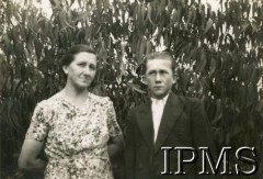 1943-1946, Marandellas, Rodezja Południowa. 
Osiedle dla polskich uchodźców. Stefania Wojdyła z synem.
Fot. NN, kolekcja: Osiedla polskie w Afryce, Instytut Polski i Muzeum im. gen. Sikorskiego w Londynie