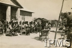 1943-1946, Marandellas, Rodezja Południowa. 
Osiedle dla polskich uchodźców. Orkiestra Policji Południowej Rodezji. W tle 
