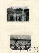 1943, Masindi, Uganda.
Osiedle dla polskich uchodźców. Obchody świąt wielkanocnych. Mieszkańcy osiedla podczas rezurekcji wielkanocnej, poniżej dzieci w strojach ludowych.
Fot. NN, kolekcja: Osiedla polskie w Afryce, Instytut Polski i Muzeum im. gen. Sikorskiego w Londynie