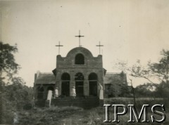 25.02.1945, Masindi, Uganda.
Osiedle dla polskich uchodźców. Budowa kościoła.
Fot. NN, kolekcja: Osiedla polskie w Afryce, Instytut Polski i Muzeum im. gen. Sikorskiego w Londynie