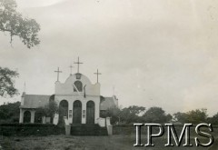 1942-1946, Masindi, Uganda.
Osiedle dla polskich uchodźców. Budynek kościoła.
Fot. NN, kolekcja: Osiedla polskie w Afryce, Instytut Polski i Muzeum im. gen. Sikorskiego w Londynie