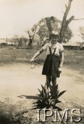 1942-1946, Masindi, Uganda.
Osiedle dla polskich uchodźców. Na zdjęciu Maria Kowal.
Fot. NN, kolekcja: Osiedla polskie w Afryce, Instytut Polski i Muzeum im. gen. Sikorskiego w Londynie