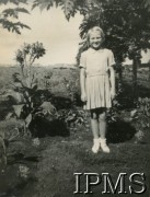 1942-1946, Masindi, Uganda.
Osiedle dla polskich uchodźców. Na zdjęciu Teresa Kanczes.
Fot. NN, kolekcja: Osiedla polskie w Afryce, Instytut Polski i Muzeum im. gen. Sikorskiego w Londynie