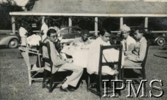 Lata 40., Uganda.
Goście hotelu.
Fot. NN, kolekcja: Osiedla polskie w Afryce, Instytut Polski i Muzeum im. gen. Sikorskiego w Londynie