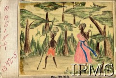 1942-1946, Masindi, Uganda.
Kronika osiedla dla polskich uchodźców w Masindi, okładka. 
Kolekcja: Osiedla polskie w Afryce, Instytut Polski i Muzeum im. gen. Sikorskiego w Londynie