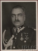 1920-1939, Polska.
Gen. bryg. Felicjan Sławoj-Składkowski - II Wiceminister Spraw Wojskowych (1932-1936), portret w mundurze.
Fot. NN, Instytut Polski im. Gen. Sikorskiego w Londynie [album 4-B1]