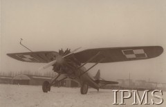 Ok. 1930, Warszawa, Polska.
Samolot myśliwski PZL P.7, konstrukcji inżyniera Zygmunta Puławskiego opracowany i produkowany w Państwowych Zakładach Lotniczych, oblatany w październiku 1930 roku.
Fot. NN, Instytut Polski im. Gen. Sikorskiego w Londynie [album nr 4 (133) - album ofiarowany przez Państwowe Zakłady Lotnicze w Warszawie królowi Jugosławii Aleksandrowi I]