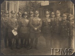 1920-1939, Polska.
Oficerowie Korpusu Ochrony Pogranicza.
Fot. NN, Instytut Polski im. Gen. Sikorskiego w Londynie [Album Korpusu Ochrony Pogranicza - przekazany przez kpt. Jana Sas-Tatomira]