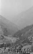 Maj 1944, Cassino, Włochy.
Bitwa pod Monte Cassino, łuski po pociskach artyleryjskich leżące przy drodze.
Fot. T. Szumański, Instytut Polski im. Gen. Sikorskiego w Londynie [album negatywowy nr 105]

