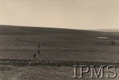 Po 22.06.1941, brak miejsca.
I Dywizja Strzelców Górskich - marsz przez ukraińskie pola.
Fot. NN, Instytut Polski i Muzeum im. gen. Sikorskiego w Londynie