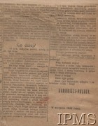 Sierpień 1920, brak miejsca.
Propagandowa odezwa bolszewicka: 