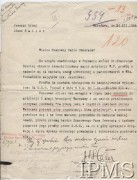 14.12.1920, Warszawa, Polska.
List do generała Józefa Hallera w sprawie majora Stanisława Szurleja.
Fot. NN, Instytut Polski im. Gen. Sikorskiego w Londynie [kolekcja 362/3]