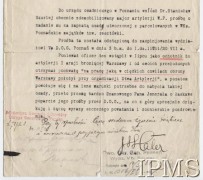 14.12.1920, Warszawa, Polska.
List do generała Józefa Hallera w sprawie majora Stanisława Szurleja.
Fot. NN, Instytut Polski im. Gen. Sikorskiego w Londynie [kolekcja 362/3]