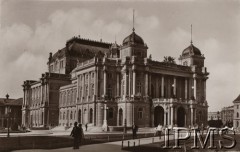 Lata 30., Zagrzeb, Jugosławia.
Budynek teatru narodowego.
Fot. NN, Instytut Polski im. Gen. Sikorskiego w Londynie [kolekcja nr 501 - Henryk Barański]