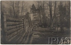 17.04.1916, brak miejsca.
Umocnienia 2 pułku piechoty II Brygady Legionów Polskich.
Fot. NN, Instytut Polski im. Gen. Sikorskiego w Londynie [Kolekcja Żegota-Januszajtis]