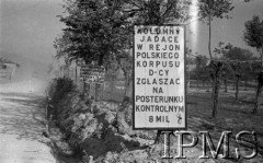 11-18.05.1944, Cassino, Włochy.
Walki 2 Korpusu Polskiego pod Monte Cassino.
Fot. Felicjan Maliniak, Instytut Polski i Muzeum im. gen. Sikorskiego w Londynie, album negatywowy L-I Monte Cassino, płachta 38
