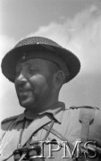 Maj 1944, Cassino, Włochy.
Portret żołnierza.
Fot. por. Ostrowski, Instytut Polski im. Gen. Sikorskiego w Londynie [album negatywowy L-II Monte Cassino] - płachta 1