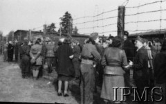 Październik 1944, Fallingbostel, Niemcy.
Żołnierze Armii Krajowej wzięci do niewoli po upadku Powstania Warszawskiego.
Opis do zbioru: Rejestracja odbyła się w Fallingbostel - stalag XI B. Tam zrobiono nam fotografie i dano numery. Te numery towarzyszyły nam już do końca poprzez obozy Bergen Belsen i Oberlangen. 
Fot. NN, Instytut Polski im. Gen. Sikorskiego w Londynie [Album negatywowy - Stalag XI B Fallingbostel]
