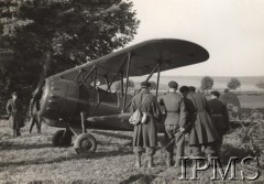 1935-1939, Biała Podlaska, Polska.
Polski samolot szkolno-treningowy PWS-26 z Podlaskiej Wytwórni Samolotów.
Fot. NN, Instytut Polski im. Gen. Sikorskiego w Londynie [szuflada nr 18, Legiony. Wojsko Przed 1939, PW, LOPR]