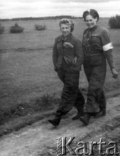 Maj-czerwiec 1944, Wileńszczyzna.
Sanitariuszki 5 Brygady Part. AK Halina Paszta 