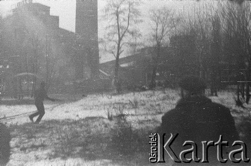 16.12.1981, Katowice, Polska.
Stan wojenny - pacyfikacja strajku w kopalni 