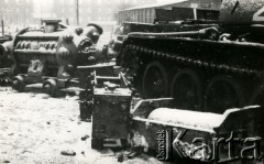 16.12.1981, Katowice, Polska.
Stan wojenny - pacyfikacja strajku w kopalni 