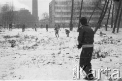 16.12.1981, Katowice, Polska.
Stan wojenny - pacyfikacja strajku w kopalni 