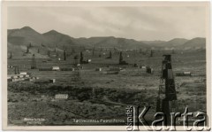 Brak daty, Comodoro Rivadavia, prowincja Chubut, Argentyna.
Pola naftowe Valle C.
Fot. Kohlmann, zbiory Liliany Zenger, reprodukcje cyfrowe w Bibliotece Polskiej im. Ignacego Domeyki w Buenos Aires (Biblioteca Polaca Ignacio Domeyko) i w Ośrodku KARTA w Warszawie