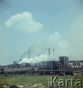 Lata 70., Kraków, Polska.
Panorama Kombinatu Metalurgicznego Huty im. Lenina.
Fot. Stanisław Gawliński, zbiory Ośrodka KARTA