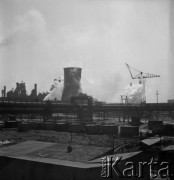 1972, Kraków, Polska.
Panorama Kombinatu Huty im. Lenina.
Fot. Stanisław Gawliński, zbiory Ośrodka KARTA