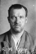 1936-1938, ZSRR.
Antoni Cichoń, rozstrzelany w czasie Wielkiej Czystki, portret więzienny.
Fot. zbiory Ośrodka KARTA.
 
