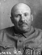 1936-1938, ZSRR.
W.P. Gruzel, rozstrzelany w czasie Wielkiej Czystki, portret więzienny.
Fot. zbiory Ośrodka KARTA.
 
