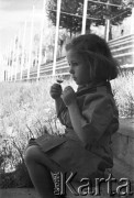 07.05.1943, Manzar je-Szemran, Iran.
Najmłodsza zuchenka - uczestniczka zlotu harcerskiego.
Fot. Zygmunt Klemensiewicz, zbiory Ośrodka KARTA [B 189]

