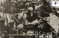 9.02.1919, Warszawa, Polska.
Droga do Sejmu po dziękczynnym nabożeństwie w katedrze św. Jana - Naczelnik Józef Piłsudski i premier Ignacy Paderewski.
Fot. NN, zbiory Instytutu Józefa Piłsudskiego w Londynie