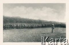 4.09.1914, Kraków.
Przysięga oddziałów Legionów Polskich na błoniach krakowskich.
Fot. NN, zbiory Instytutu Józefa Piłsudskiego w Londynie