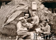 21.10.1916, Kozienice koło Radomia.
Poczta polowa 1 Pułku Ułanów I Brygady Legionów Polskich.
Fot. NN, zbiory Instytutu Józefa Piłsudskiego w Londynie