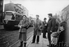 1985, Warszawa, Polska.
Rondo Wiatraczna. Przystanek tramwajowy.
Fot. Kacper Mirosław Krajewski, zbiory Ośrodka KARTA