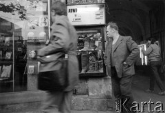 1984, Warszawa, Polska.
Ulica Bracka. 
Fot. Kacper Mirosław Krajewski, zbiory Ośrodka KARTA