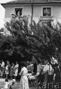 1985, Warszawa, Polska.
Krakowskie Przedmieście. Obchody święta Bożego Ciała.
Fot. Kacper Mirosław Krajewski, zbiory Ośrodka KARTA