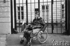 12.10.1985, Warszawa, Polska.
Krakowskie Przedmieście. Dzień przed wyborami parlamentarnym. 
Fot. Kacper M. Krajewski, zbiory Ośrodka KARTA