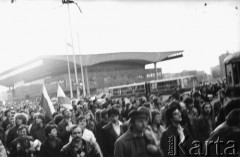 31.08.1984, Warszawa, Polska.
Niezależna manifestacja w Alejach Jerozolimskich.
Fot. Kacper Mirosław Krajewski, zbiory Ośrodka KARTA