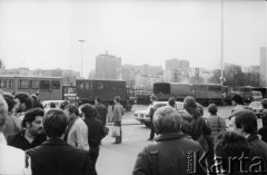 31.08.1984, Warszawa, Polska.
Oddziały Milicji Obywatelskiej w Śródmieściu. 
Fot. Kacper Mirosław Krajewski, zbiory Ośrodka KARTA